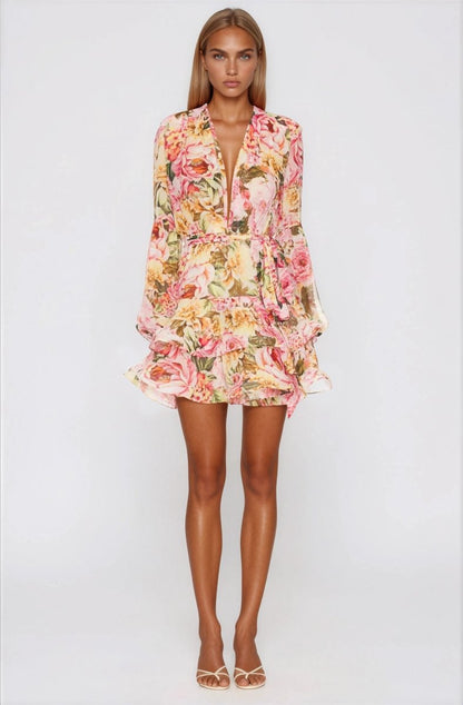 Bedouin Rose Mini Dress – Rose Floral XO, Tina