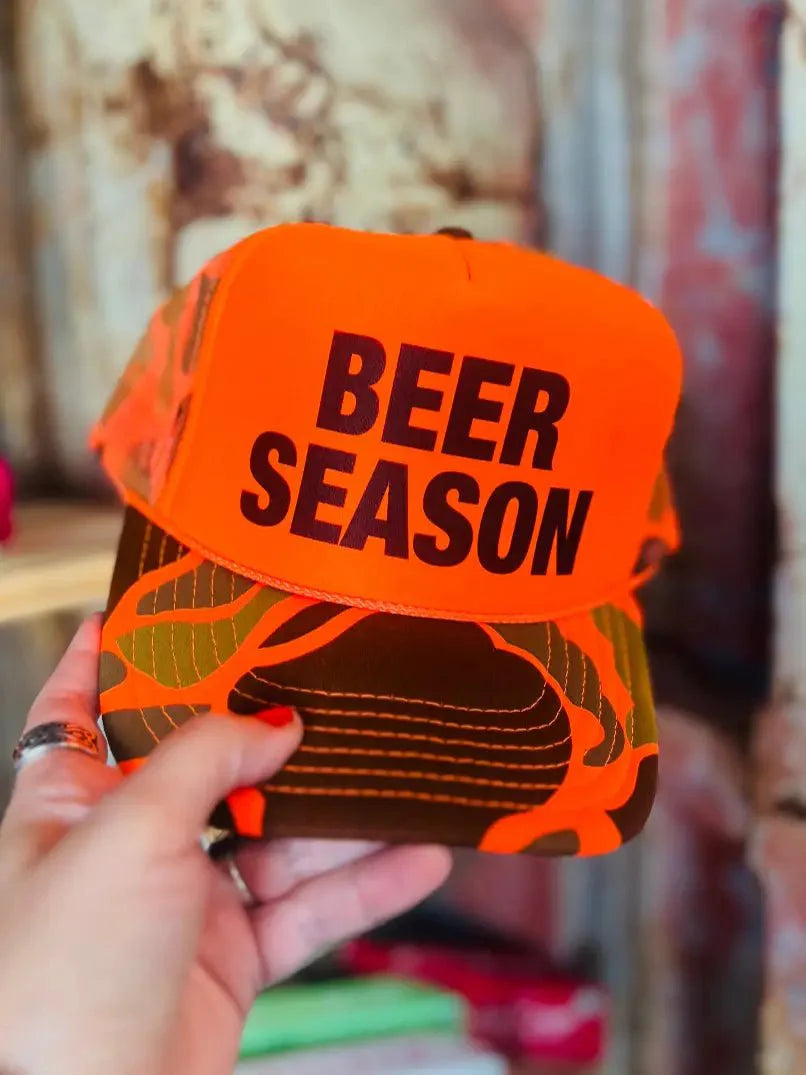 Beer Season Trucker Hat Wild Junkie