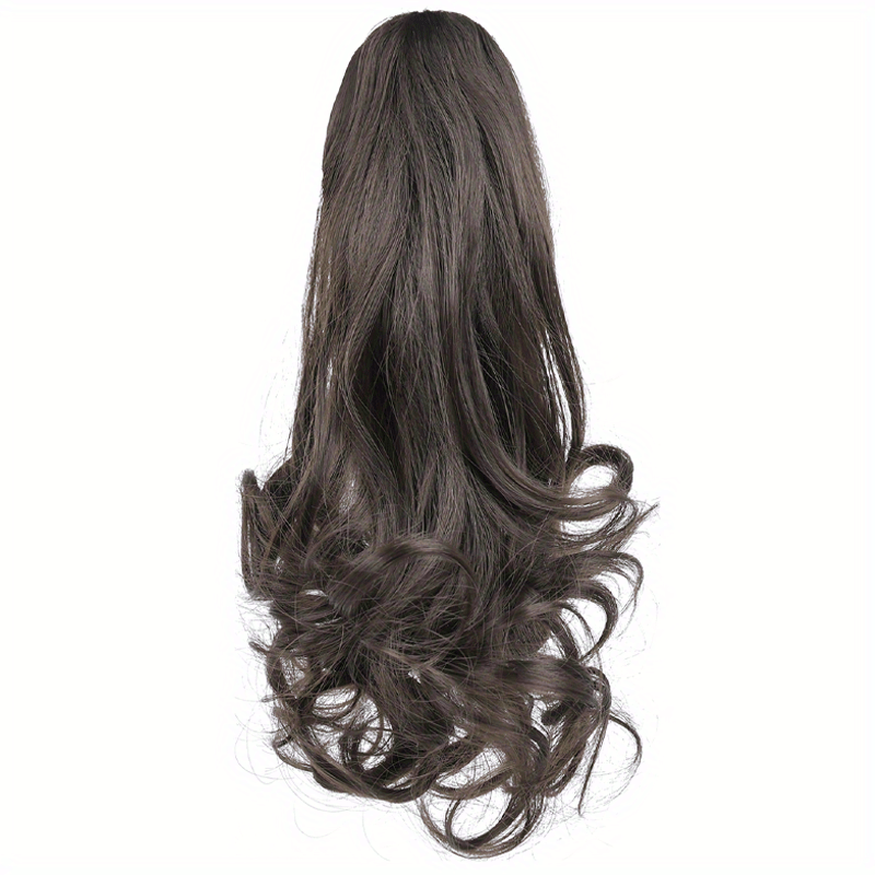 Claw Clip In Body Wave Hair Extensions Long Curly Wavy Ponytail Hair Extensions Synthetic Hair Pieces for Women Girls, Quick Hairstyle, Clip In Hair, Fashionable Wig, Loose Wave, Durable Clipins, Highquality Extensions, Wavy NovaCart
