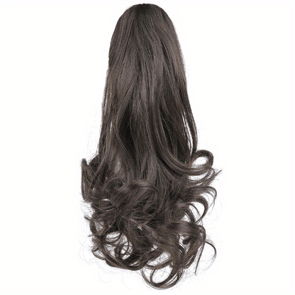 Claw Clip In Body Wave Hair Extensions Long Curly Wavy Ponytail Hair Extensions Synthetic Hair Pieces for Women Girls, Quick Hairstyle, Clip In Hair, Fashionable Wig, Loose Wave, Durable Clipins, Highquality Extensions, Wavy NovaCart