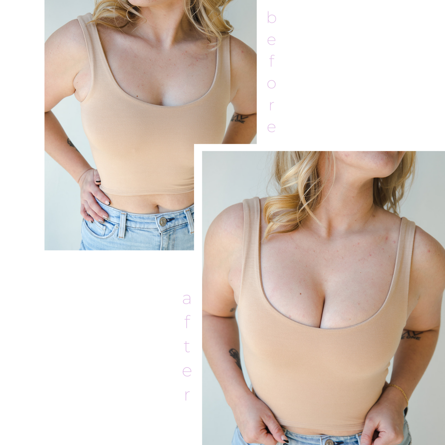 Match Maker - Seamless Sticky Bra in Light Nude Boob-eez