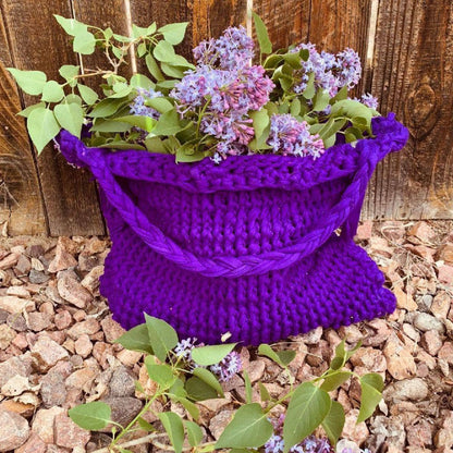 Beginner Friendly Knitted T-Shirt Bag Pattern