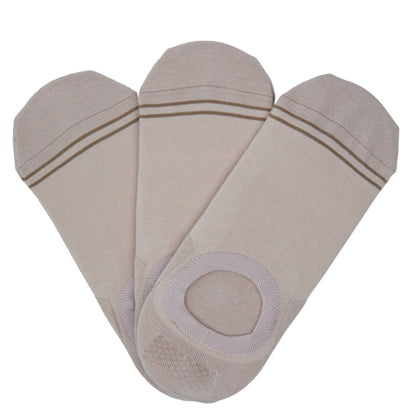 Beige No Show Socks- 3 Pack DeadSoxy