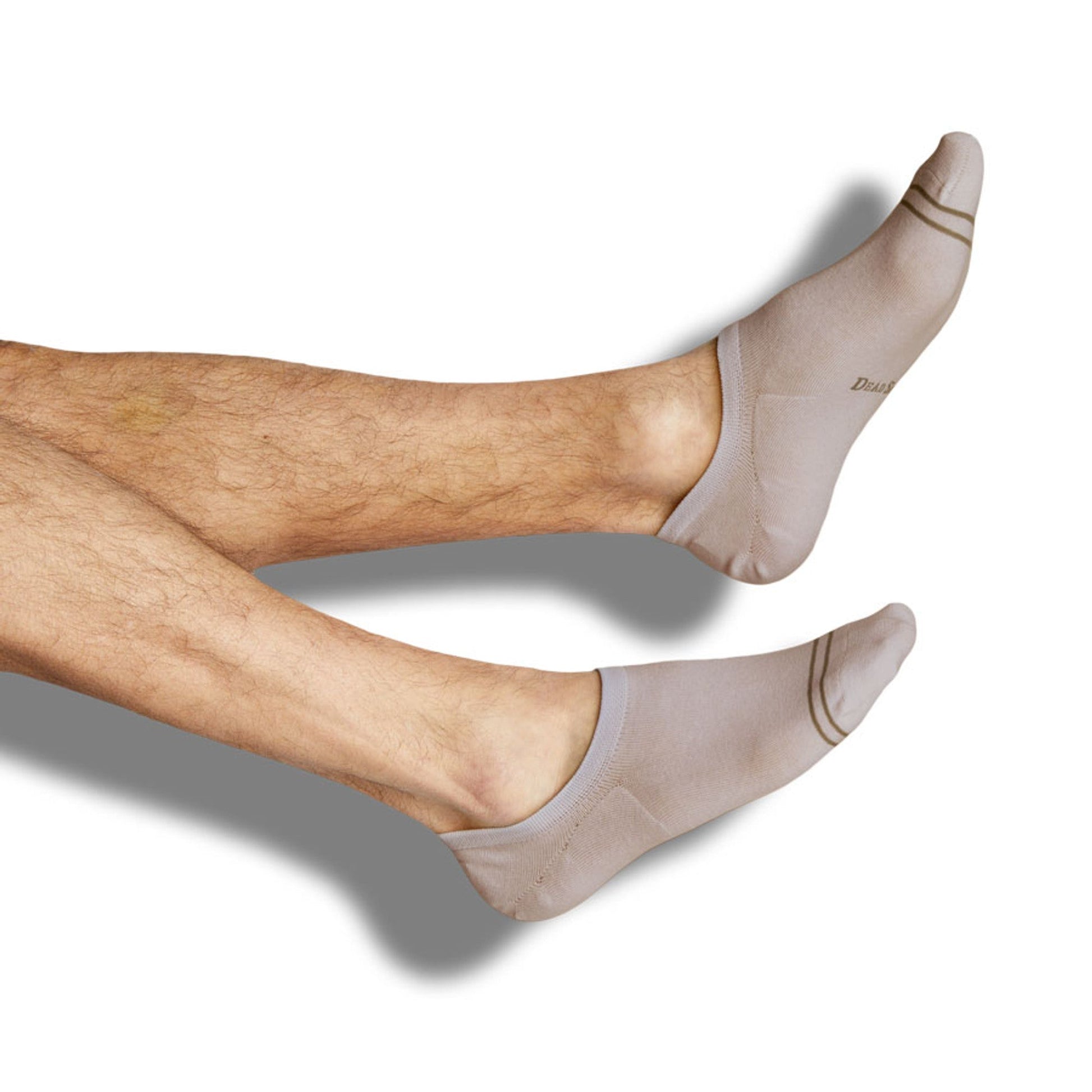 Beige No Show Socks- 3 Pack DeadSoxy