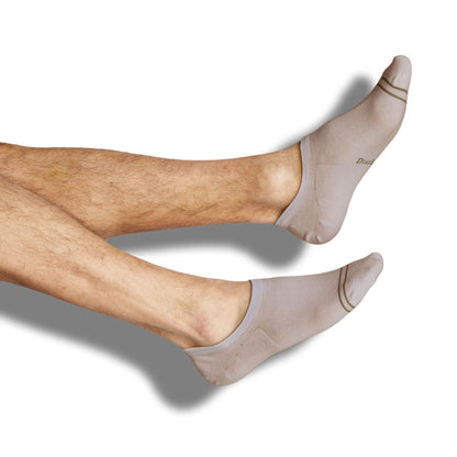 Beige No Show Socks- 3 Pack DeadSoxy