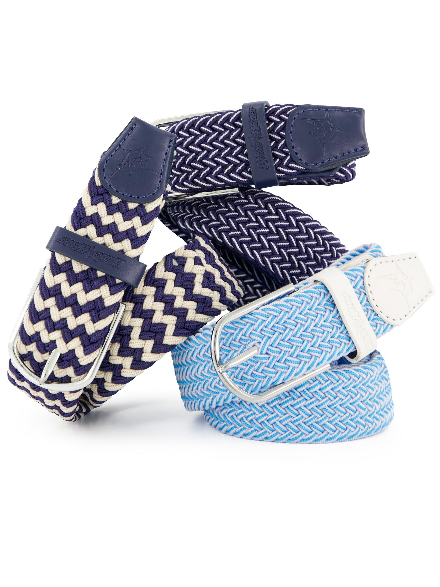 Waterline Braided Belt White Water Life