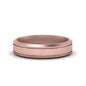 Beveled Inlay Mens Wedding Band Fascinating Diamonds
