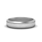 Beveled Inlay Mens Wedding Band Fascinating Diamonds