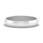 Wedding Band Beveled Edge Matte Fascinating Diamonds