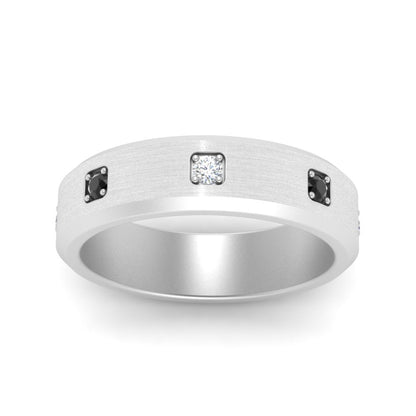 Beveled Mens Promise Ring Fascinating Diamonds