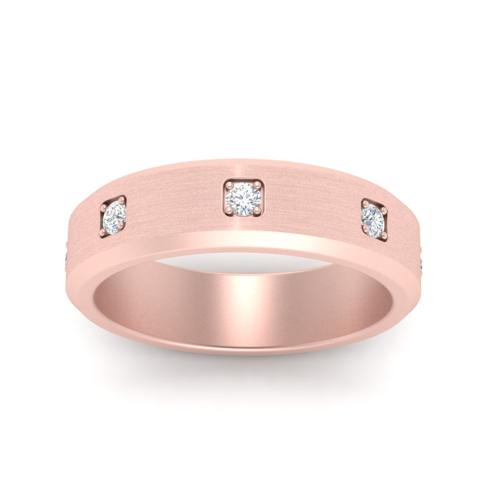 Beveled Mens Promise Ring Fascinating Diamonds