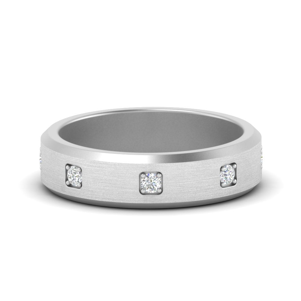 Beveled Mens Promise Ring Fascinating Diamonds