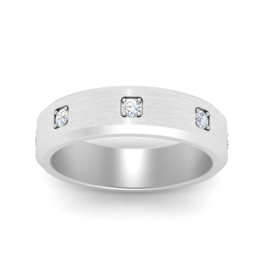 Beveled Mens Promise Ring Fascinating Diamonds