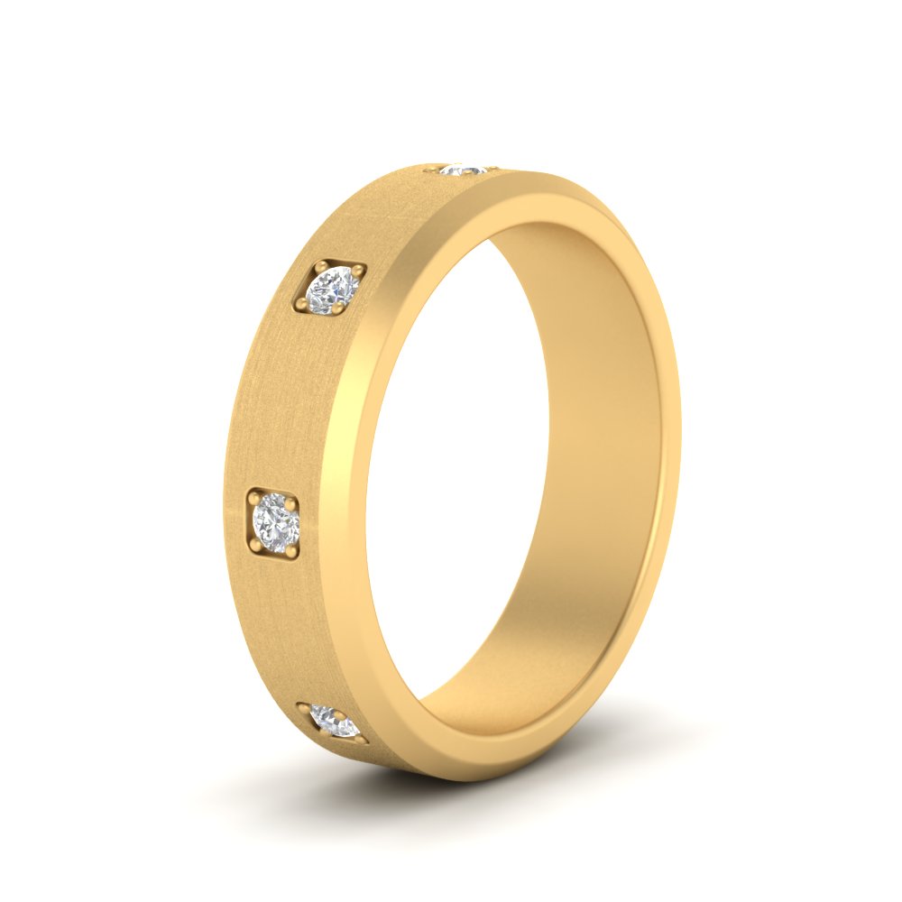 Beveled Mens Promise Ring Fascinating Diamonds