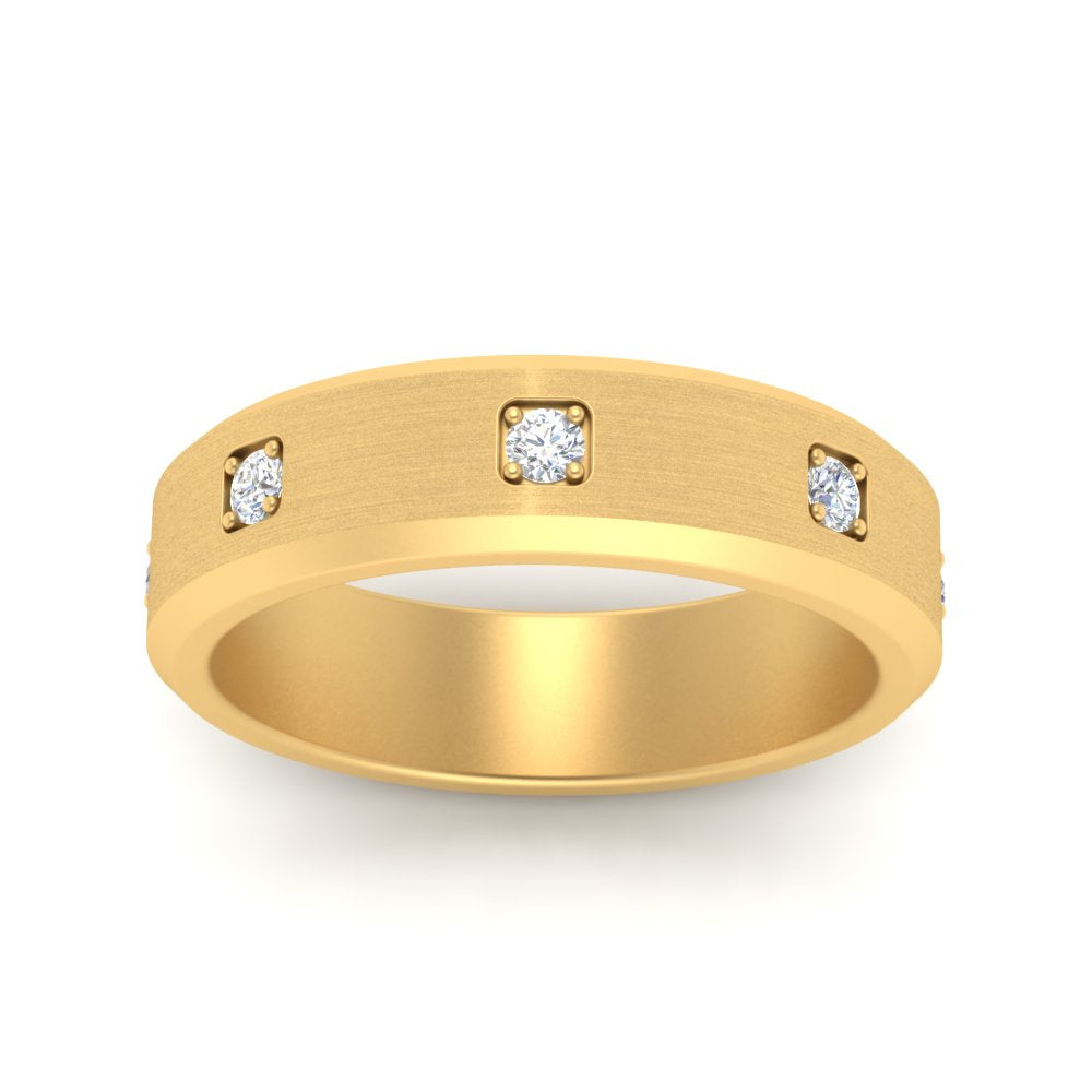 Beveled Mens Promise Ring Fascinating Diamonds