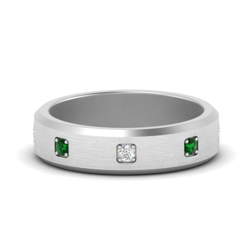 Beveled Mens Promise Ring Fascinating Diamonds