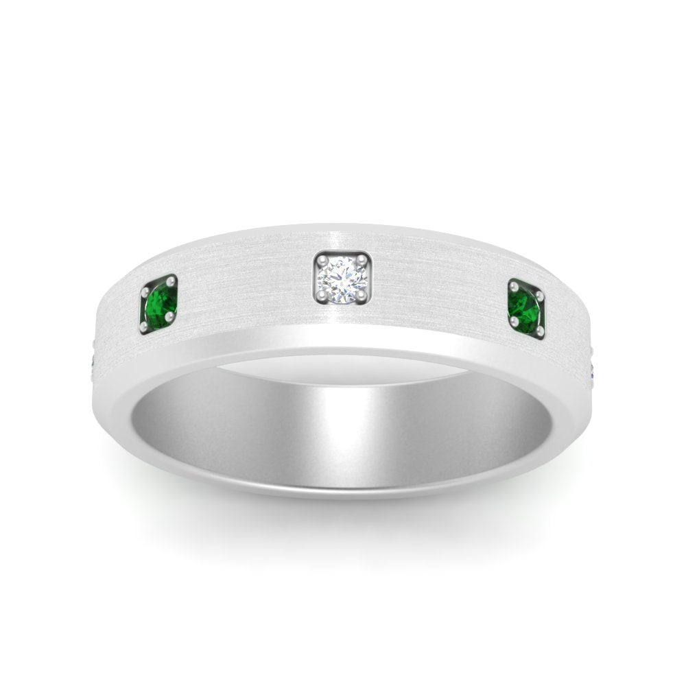 Beveled Mens Promise Ring Fascinating Diamonds