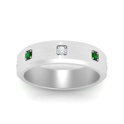 Beveled Mens Promise Ring Fascinating Diamonds