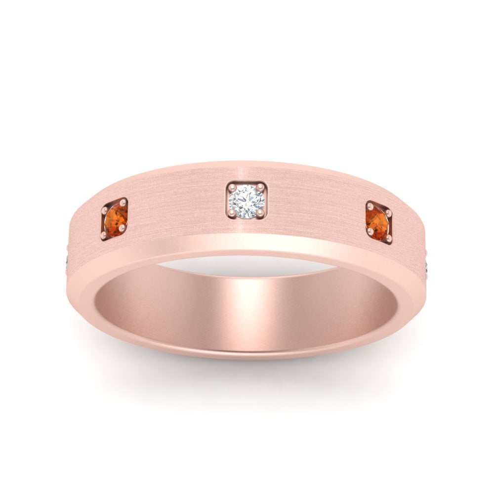 Beveled Mens Promise Ring Fascinating Diamonds