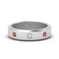 Beveled Mens Promise Ring Fascinating Diamonds