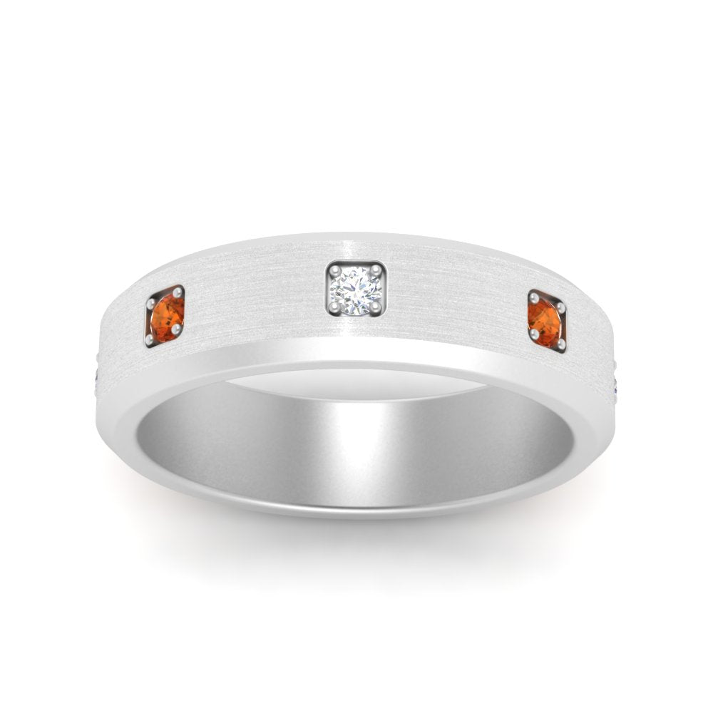 Beveled Mens Promise Ring Fascinating Diamonds