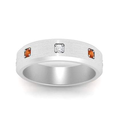 Beveled Mens Promise Ring Fascinating Diamonds
