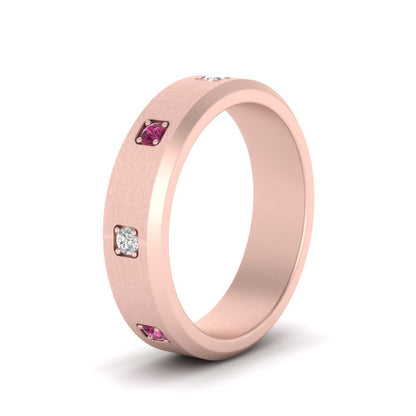 Beveled Mens Promise Ring Fascinating Diamonds