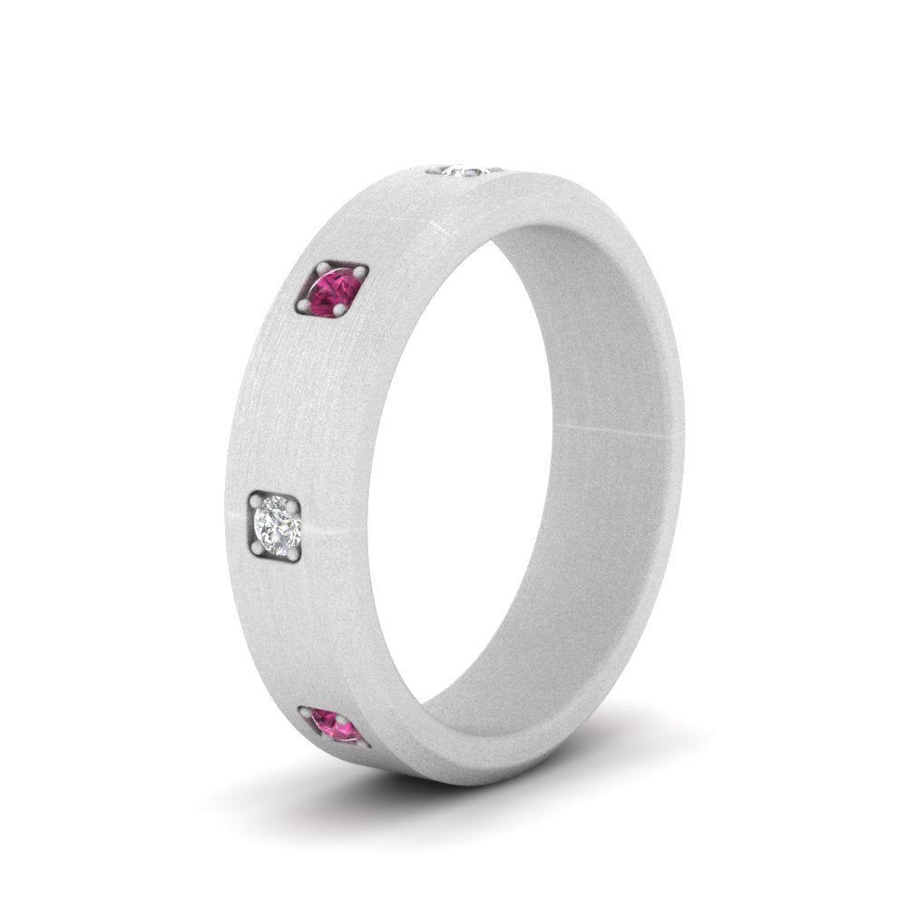 Beveled Mens Promise Ring Fascinating Diamonds