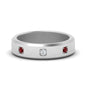 Beveled Mens Promise Ring Fascinating Diamonds