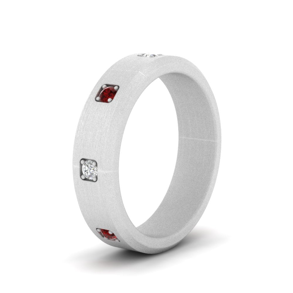 Beveled Mens Promise Ring Fascinating Diamonds