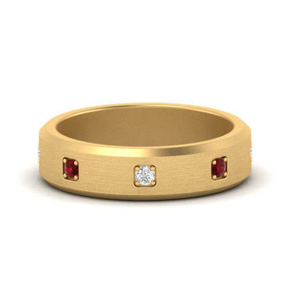 Beveled Mens Promise Ring Fascinating Diamonds