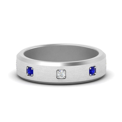 Beveled Mens Promise Ring Fascinating Diamonds
