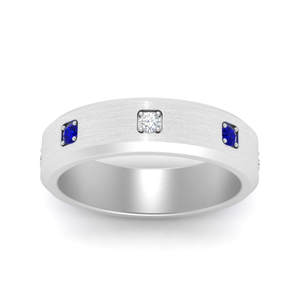Beveled Mens Promise Ring Fascinating Diamonds