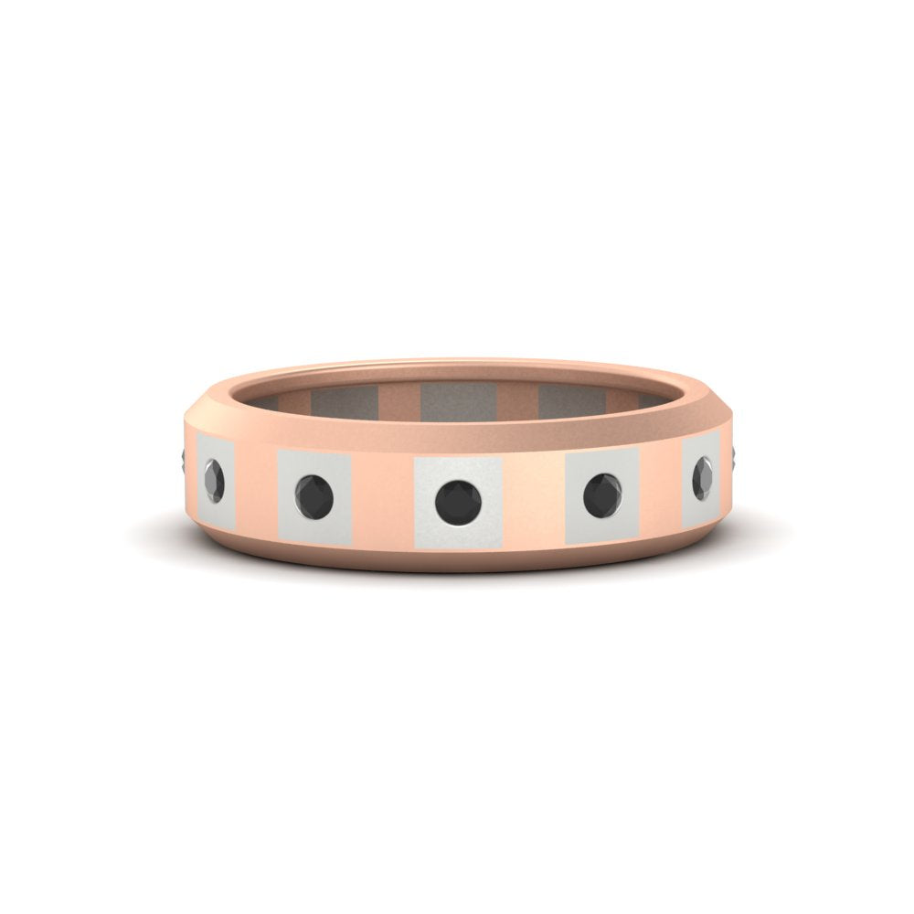 Bezel Round Mens Wedding Ring Fascinating Diamonds