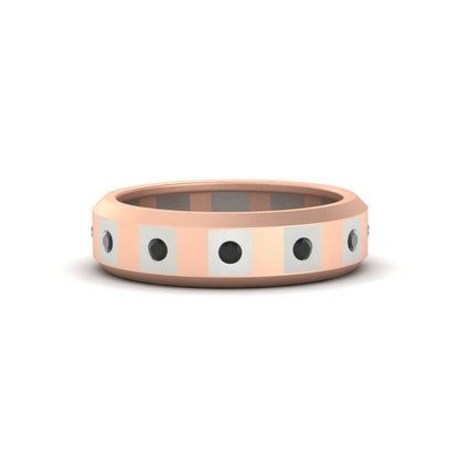 Bezel Round Mens Wedding Ring Fascinating Diamonds