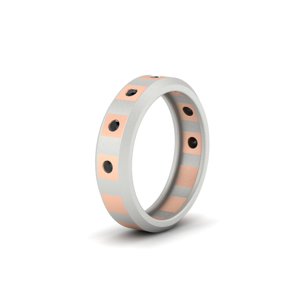 Bezel Round Mens Wedding Ring Fascinating Diamonds