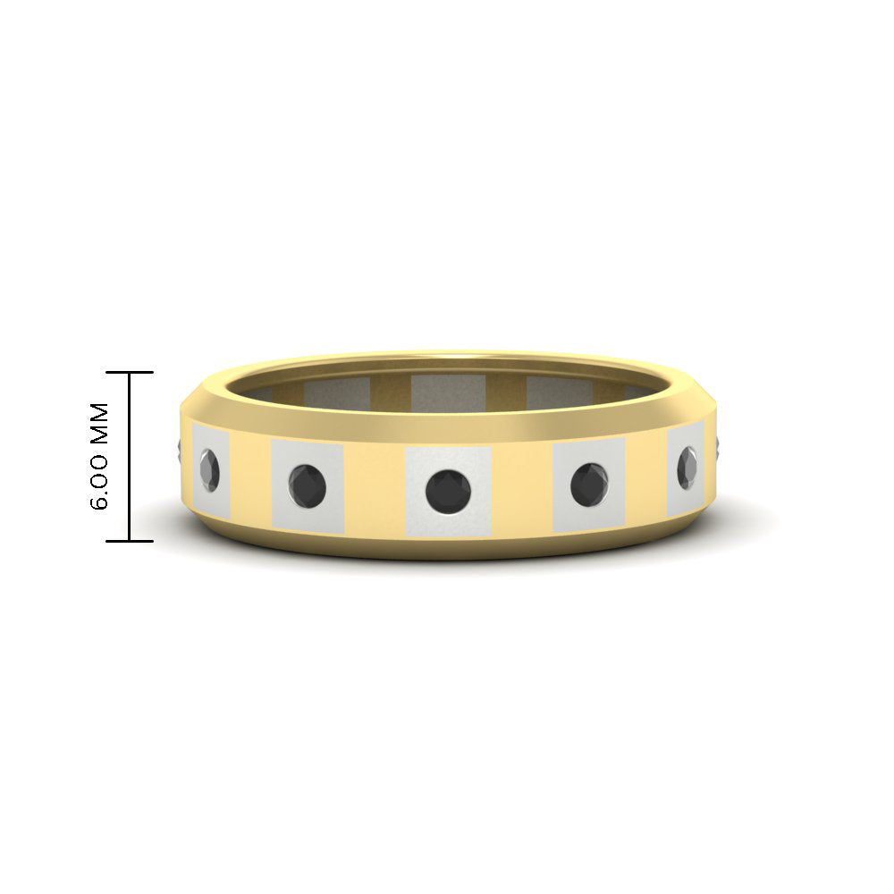 Bezel Round Mens Wedding Ring Fascinating Diamonds