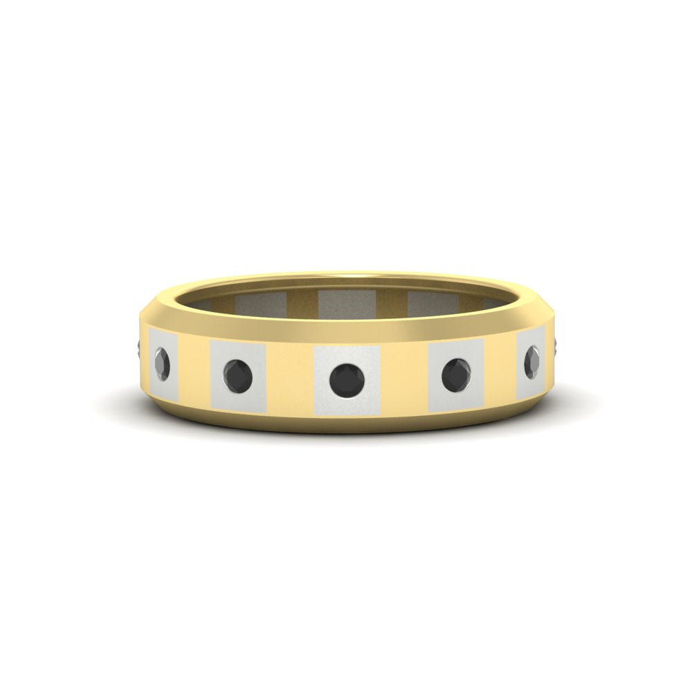 Bezel Round Mens Wedding Ring Fascinating Diamonds