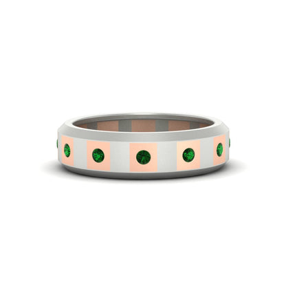 Bezel Round Mens Wedding Ring Fascinating Diamonds