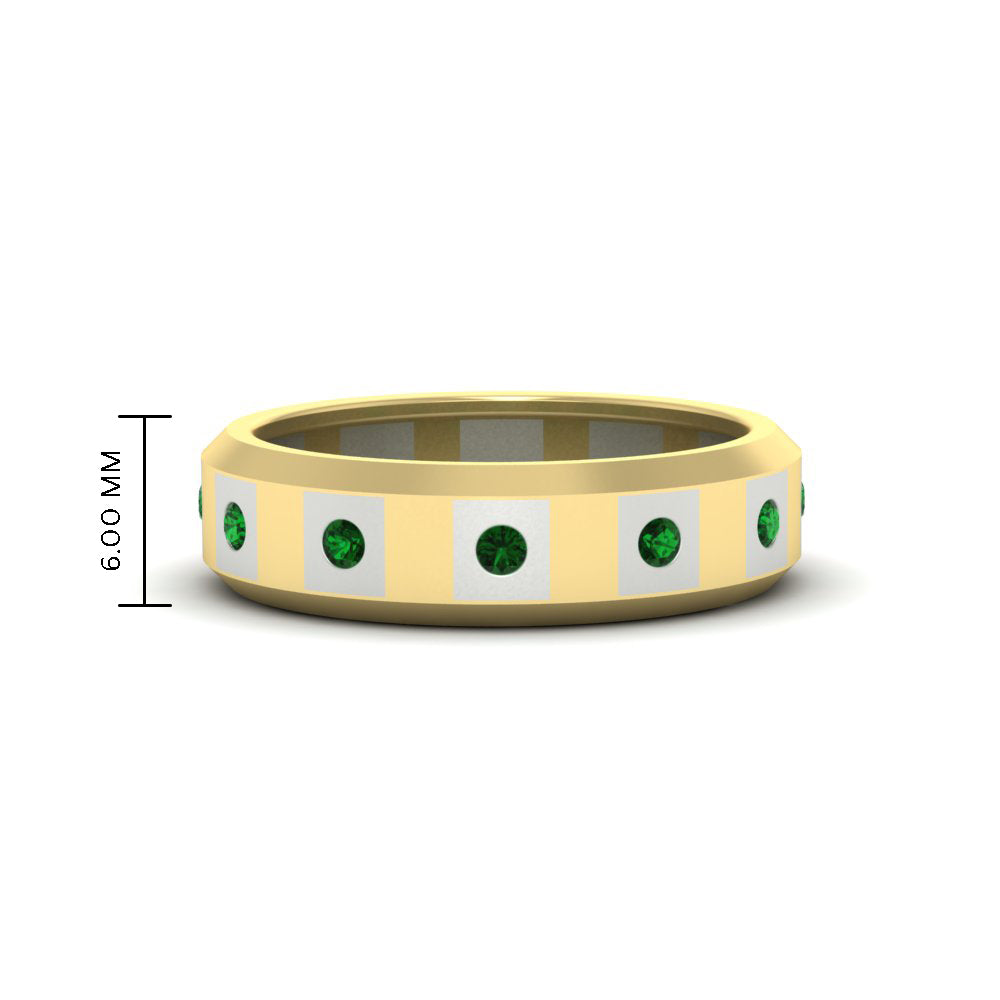 Bezel Round Mens Wedding Ring Fascinating Diamonds