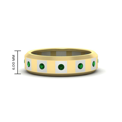 Bezel Round Mens Wedding Ring Fascinating Diamonds