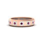 Bezel Round Mens Wedding Ring Fascinating Diamonds