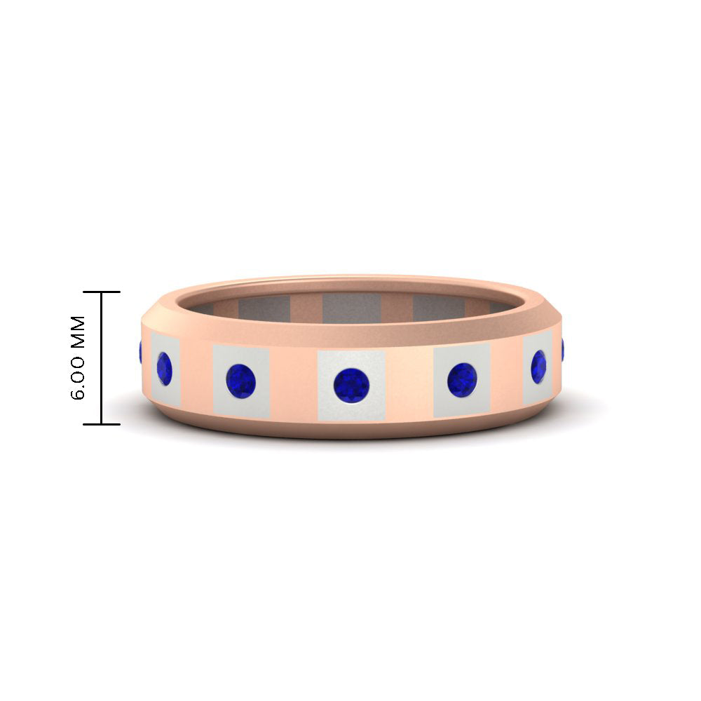 Bezel Round Mens Wedding Ring Fascinating Diamonds