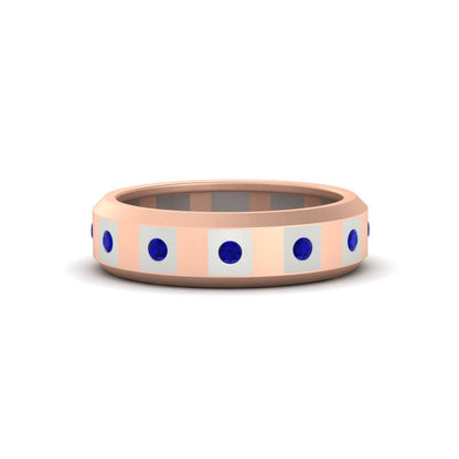 Bezel Round Mens Wedding Ring Fascinating Diamonds