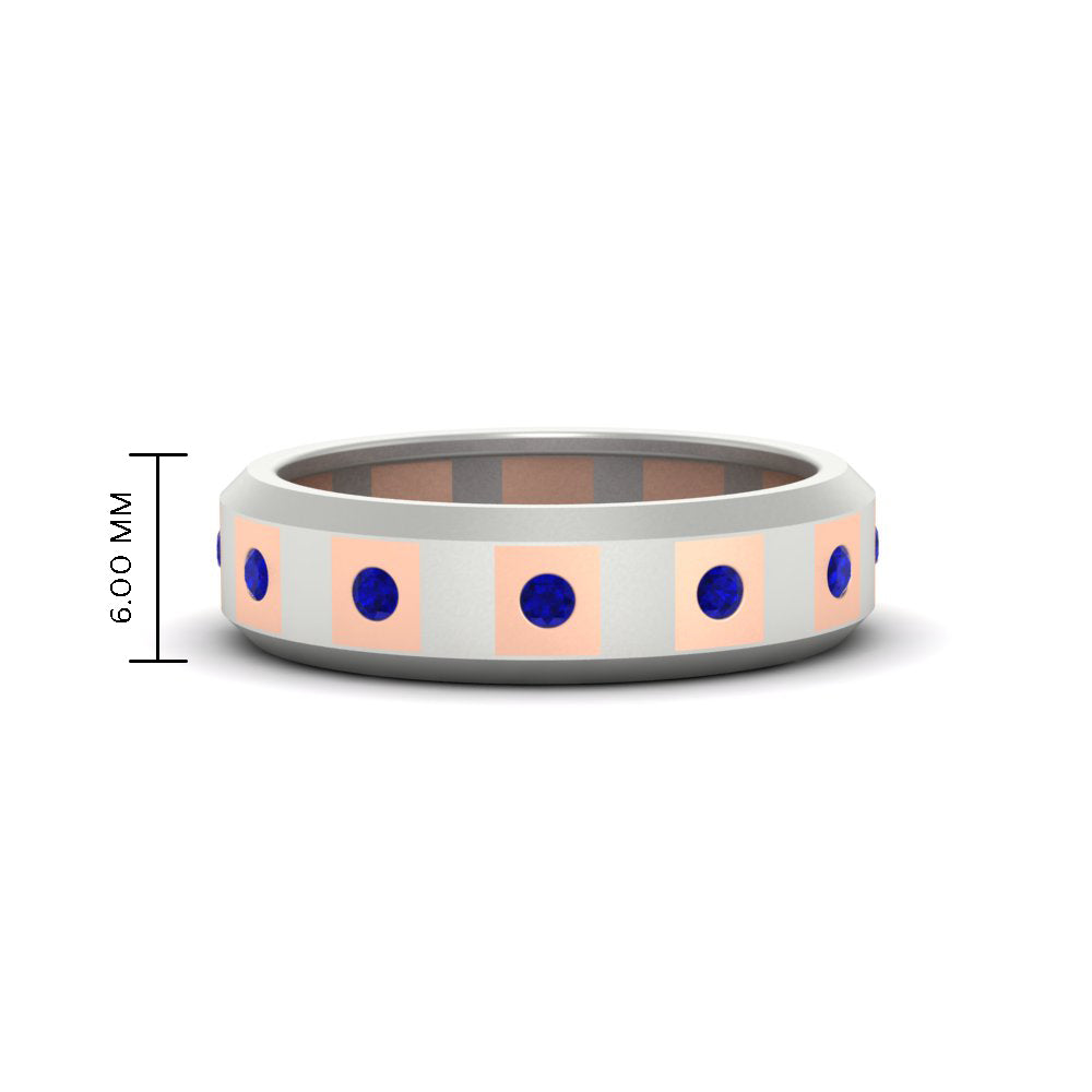 Bezel Round Mens Wedding Ring Fascinating Diamonds