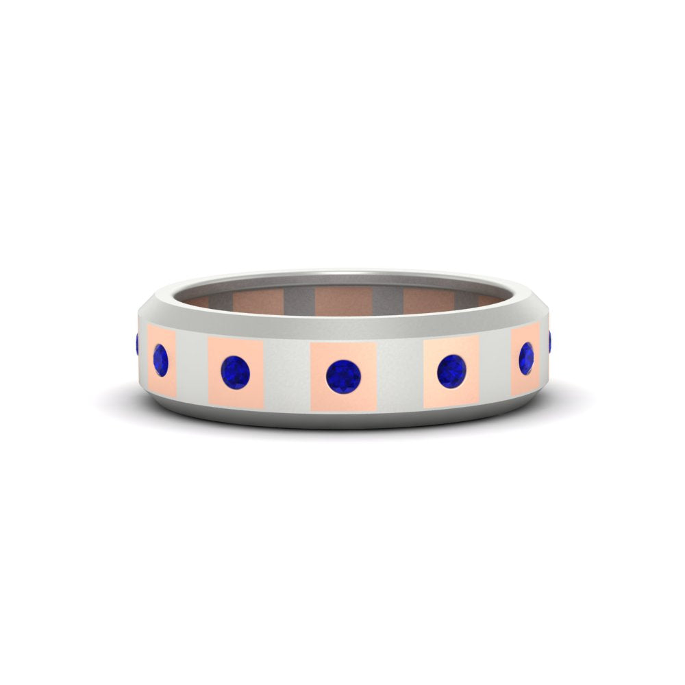 Bezel Round Mens Wedding Ring Fascinating Diamonds
