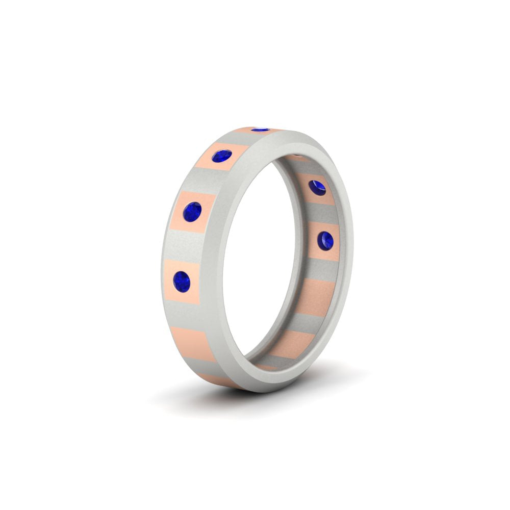 Bezel Round Mens Wedding Ring Fascinating Diamonds