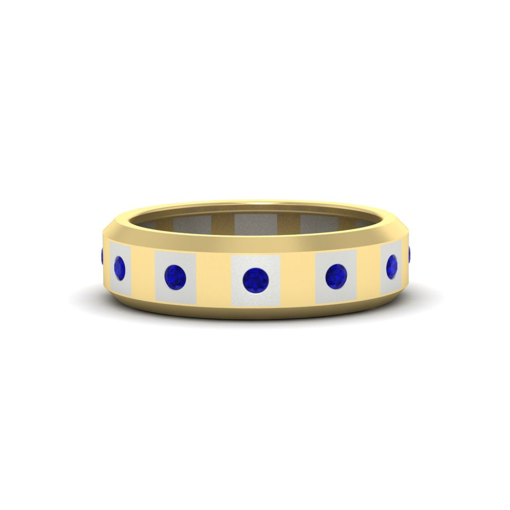 Bezel Round Mens Wedding Ring Fascinating Diamonds