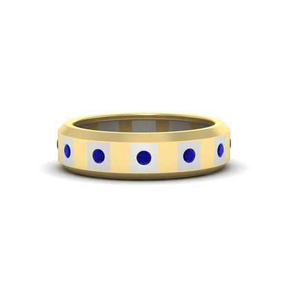Bezel Round Mens Wedding Ring Fascinating Diamonds