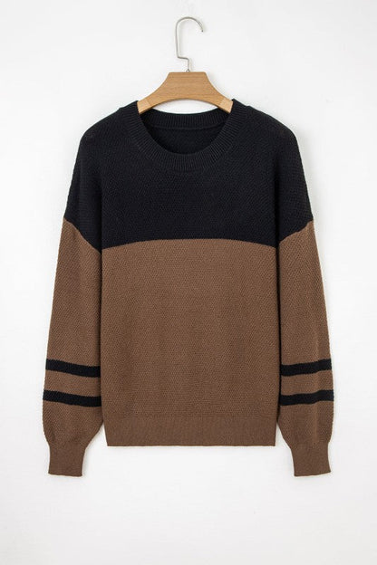 Colorblock Stripe Long Sleeve Sweater Shop Style & More | Fresh Looks, Everyday Deals & Free Shipping